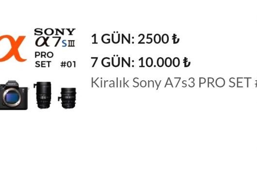 Sony a7s3 PRO SET